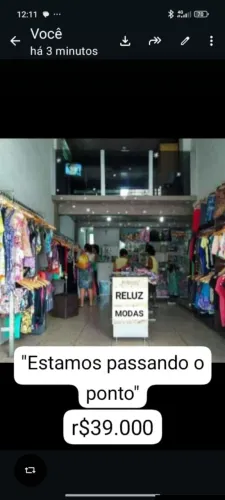Loja de roupas e diversos para passar ponto 