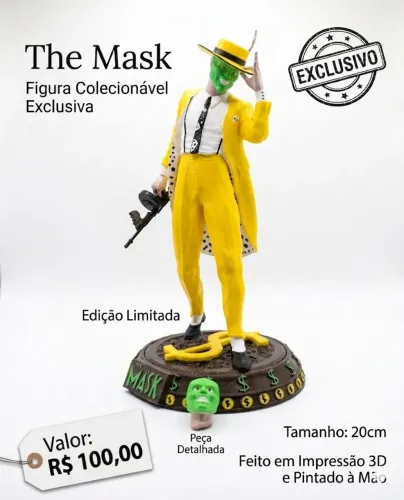 Action Figure O Máskara Jim Carrey