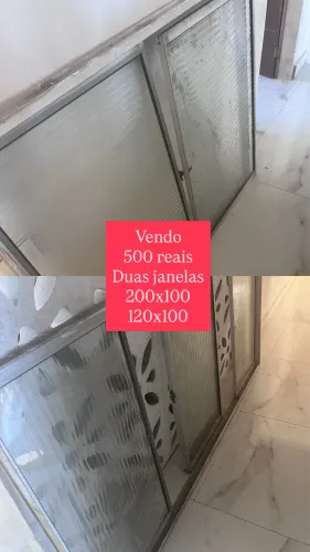Vendo duas janelas 500 reais 