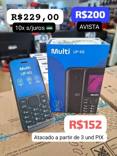CELULAR TECLADO MULT UP 4G P9139 MP3 RADIO VENDAS ATACADO E VAREJO