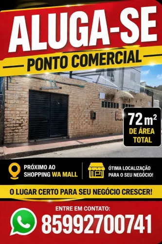 Aluga-se ponto comercial parque Albano Caucaia