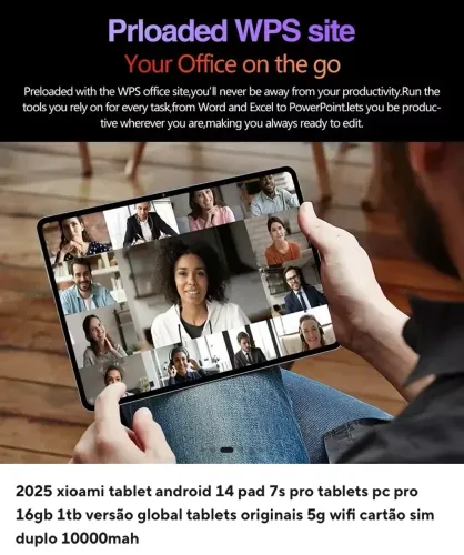 Zipamos tablet Android 14 PAD7s Pro