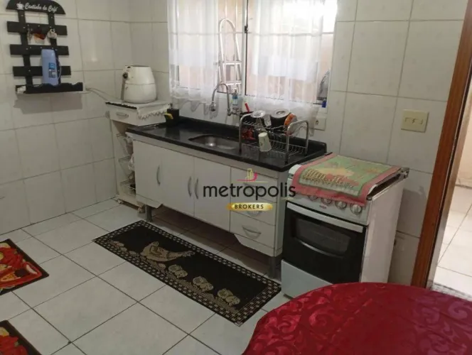 Sobrado com 2 dormitórios à venda, 64 m² por R$ 395.000,00 - Alto da Boa Vista - Mauá/SP