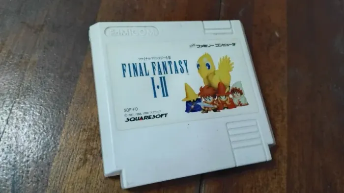 Final Fantasy I e II (2 em 1) original - Famicom - Raro de Verdade