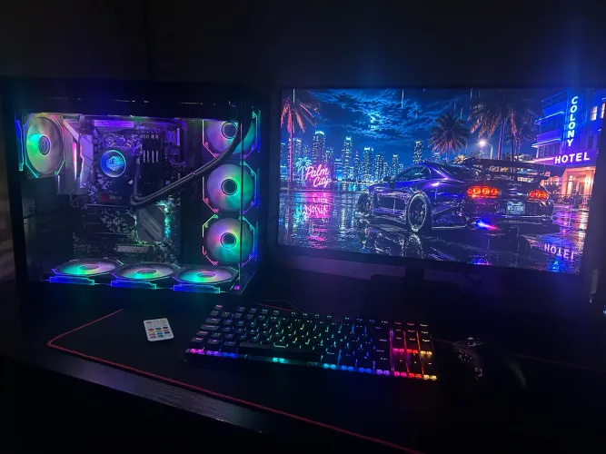 PC Gamer Completo Ryzen 7 5700G / 16GB / SSD NVMe 768GB/ Monitor 24 LG/
