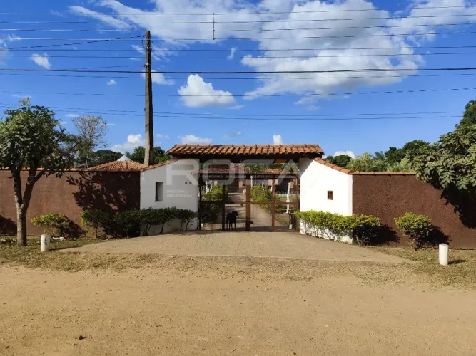 Casa/chácara para alugar no Varjão, São Carlos - 8 dormitórios, piscina e campo de futebol