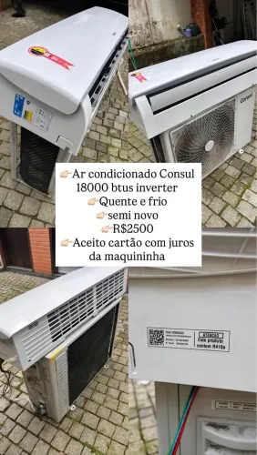 Ar condicionado quente e frio 18000 btus