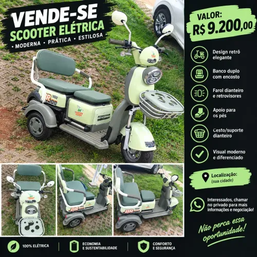 Vende-se bicicleta elétrica