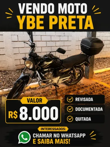 Moto ybe preta 