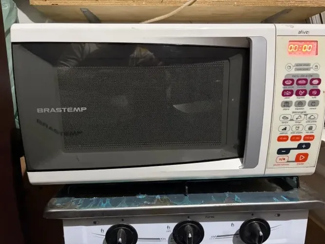 Micro-ondas Brastemp Ative! 30 Litros Branco (BMS45) - Perfeito Estado