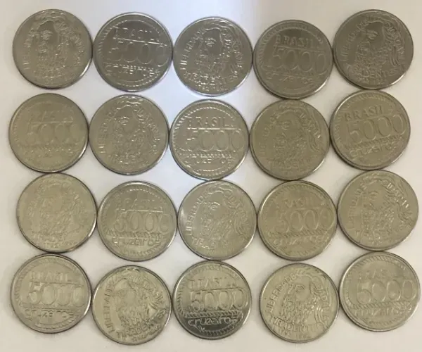 20 Moedas Comemorativas Tiradentes 200 anos (1992)