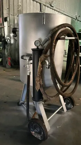 Jateadora de Areia Industrial Completa com Filtro e Mangueira