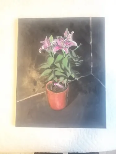 Óleo sobre tela!! Linda decoração 