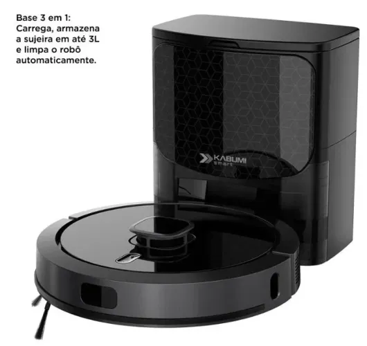 Robô Aspirador e Passa Pano KABUM! smart 900 220v