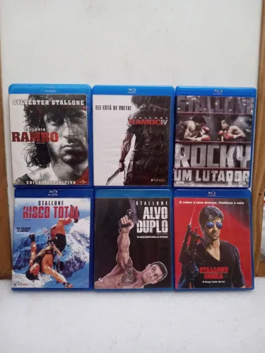 Coleção Rambo Quadrilogia - Stallone original