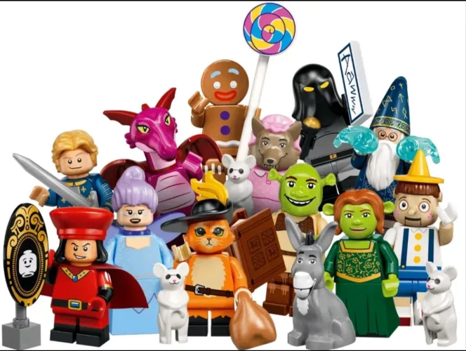 LEGO SHREK Gato de Botas 12 Bonecos (ENCOMENDA)