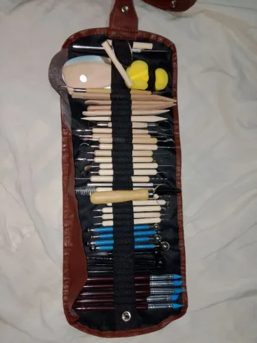 kit de ferramentas para modelagem em argila, cerâmica, biscuit, massa de EVA ou escultura