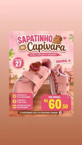Lindo sapatinho feminino