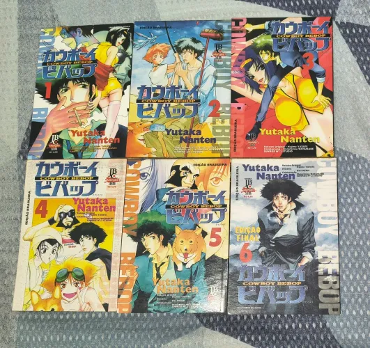 Mangá Cowboy Bepop completo (6 volumes)