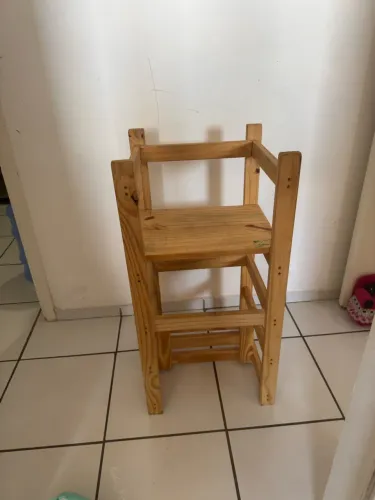 Torre Montessori Infantil Madeira Pinus Torre de Aprendizagem Criança Cozinha