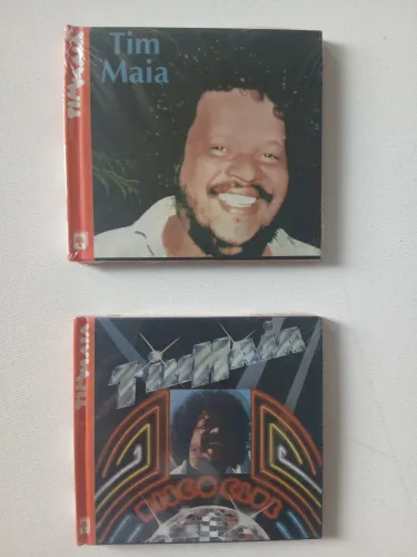 2 cds (digibook abril) tim Maia novos/lacradoss.