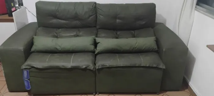 Sofá Retrátil Encosto Reclinável