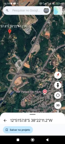 Terreno em barragem de Ipitanga 