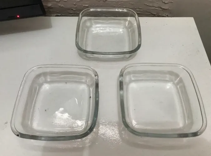 Travessa quadrada pequena ideal para air-fre