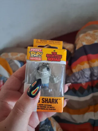 Chaveiro funko pop King shark suicide squad