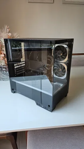 Kit gabinete + fans + fonte full modular