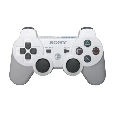 CONTROLE SONY DUALSHOCK 3 BRANCO SEMINOVO - PS3