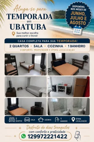 Casa para temporada em Ubatuba