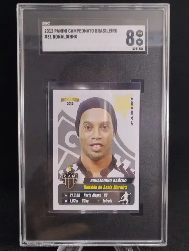 Figurinha Ronaldinho Gaúcho Galo BR12 SGC 8