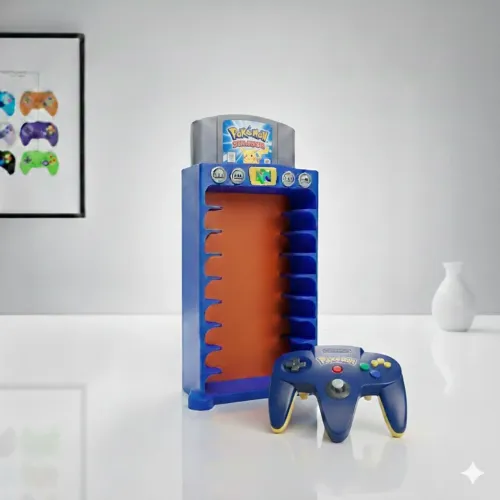 Suporte cartuchos N64 Pikachu Theme