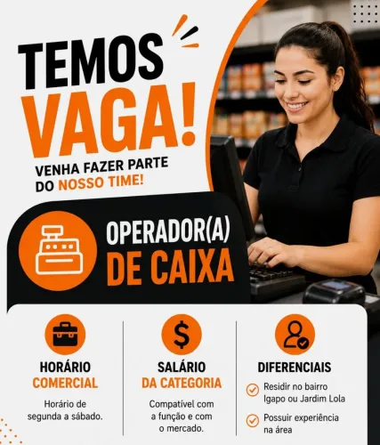 Operador(a) de caixa