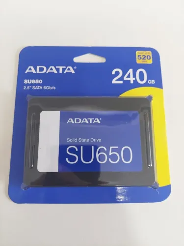 SSD 240 GB ADATA SU 650 - Novo - Lacrado