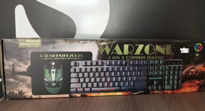 Kit Gamer K-Mex (composto por teclado, mouse e mousepad)