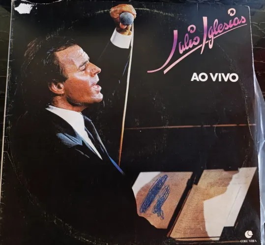 Vinil duplo Julio Iglesias ao vivo