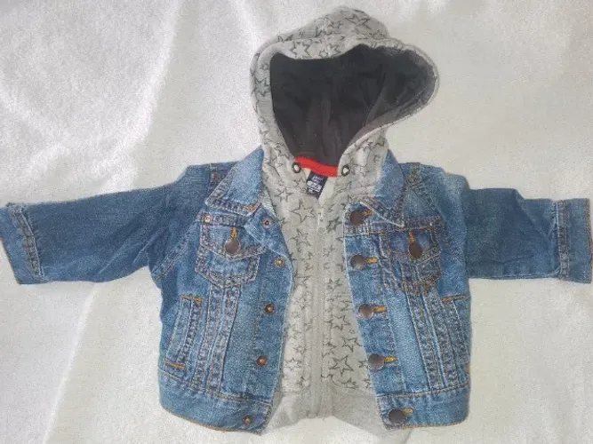 Conjunto Moletom+ jaqueta jeans Zara kids