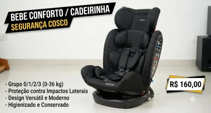 BEBE CONFORTO / CADEIRINHA (Usado)
