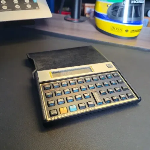 Calculadora Hp 12c Financeira Preto/dourado F2230a