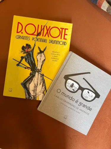 HQ Dom Quixote (Drummond, Portinari, Cervantes) + O mundo é grande m