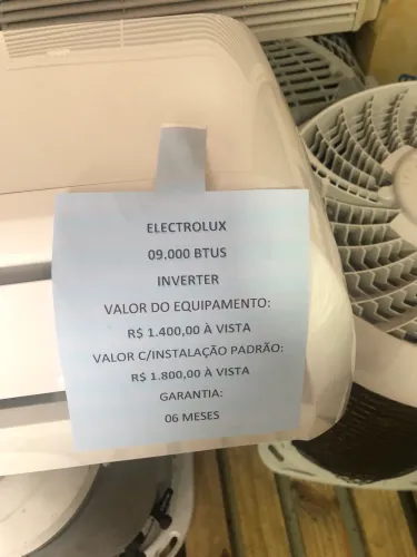 Electrolux 09.000 btus inverter