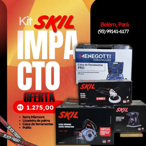 Kit de ferramentas Skil