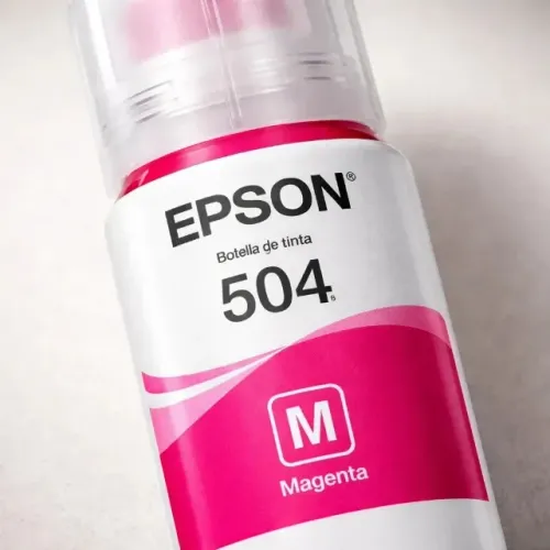 Refil De Tinta Magenta Vermelho T504 Original T504320 Epson L14150 / L4260 / L6270 70ml