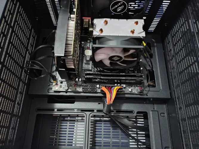Processador Core i5 12500T + Placa Mãe Mevas H610M-VD + Air Cooler