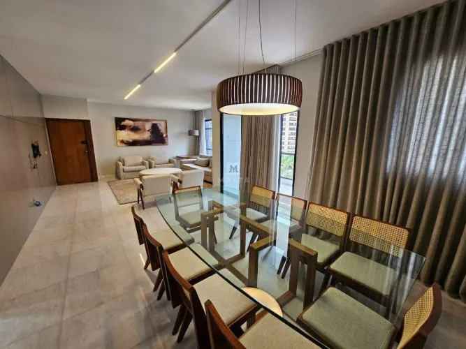 Apartamento Luxo 4 Quartos Semi Mobiliado Aluguel Belvedere