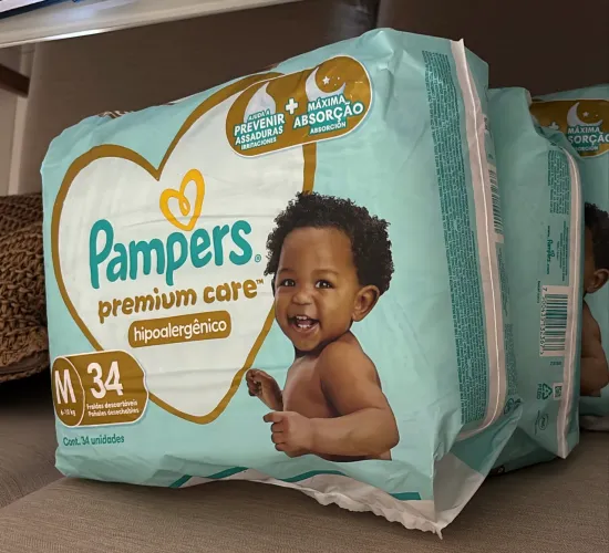 Fralda Pampers Premium Care Tira - TAM M