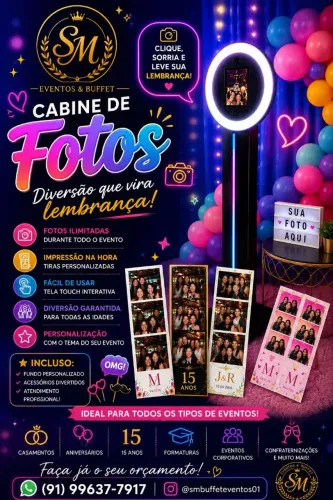 locação de cabine fotográfica