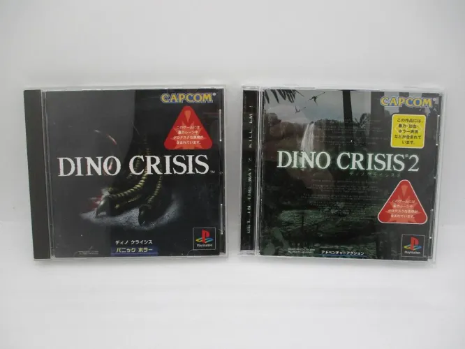 Dino crises 1 e 2 ps1 japonês